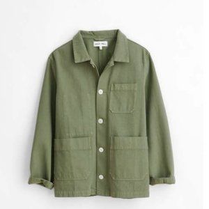 Alex Mill Britt Work Recycled Cotton Jacket - Sage - Medium